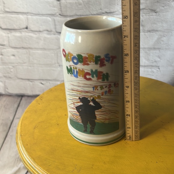 Rastal Munchen Oktoberfest Munich Octoberfest beer stein stoneware Fritz Wagner - Picture 7 of 9